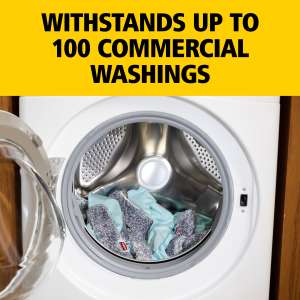 Rubbermaid Commercial, HYGEN, 18", Microfiber Glass Washer Sleeve, Gray