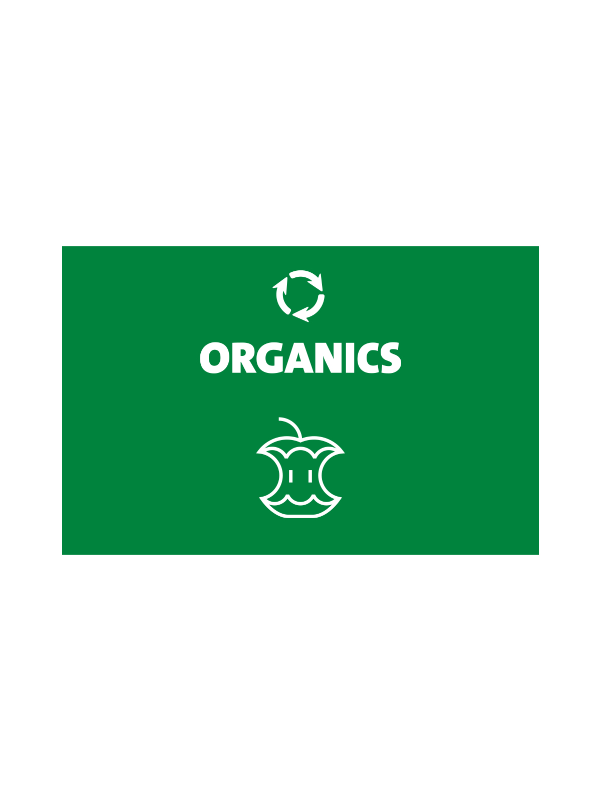 EVOLVE – Sign – Organics – Green-White