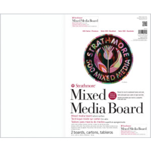 500 Series Mixed Media Board, Mixed Media Board, 2 Sheet, 16x20 inch