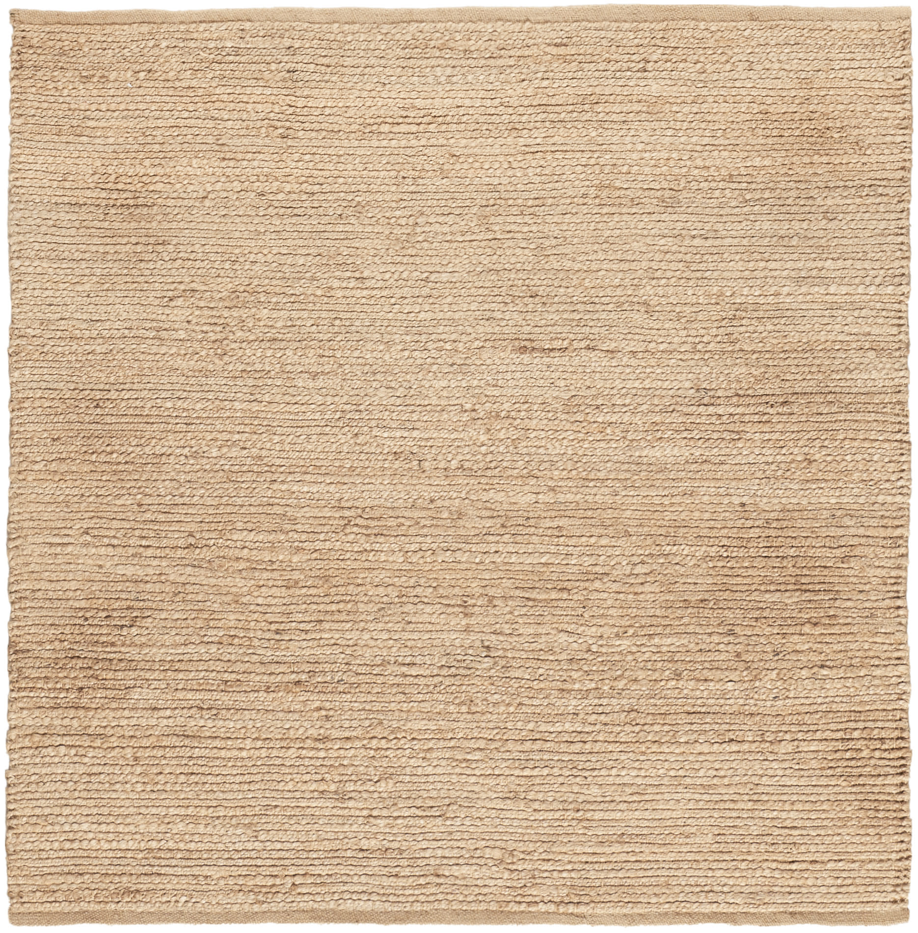 Nourison Natural Jute 5' x Square Bleached Farmhouse Indoor Rug