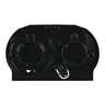 Boardwalk, Twin, Standard Bath Tissue Dispenser, Black