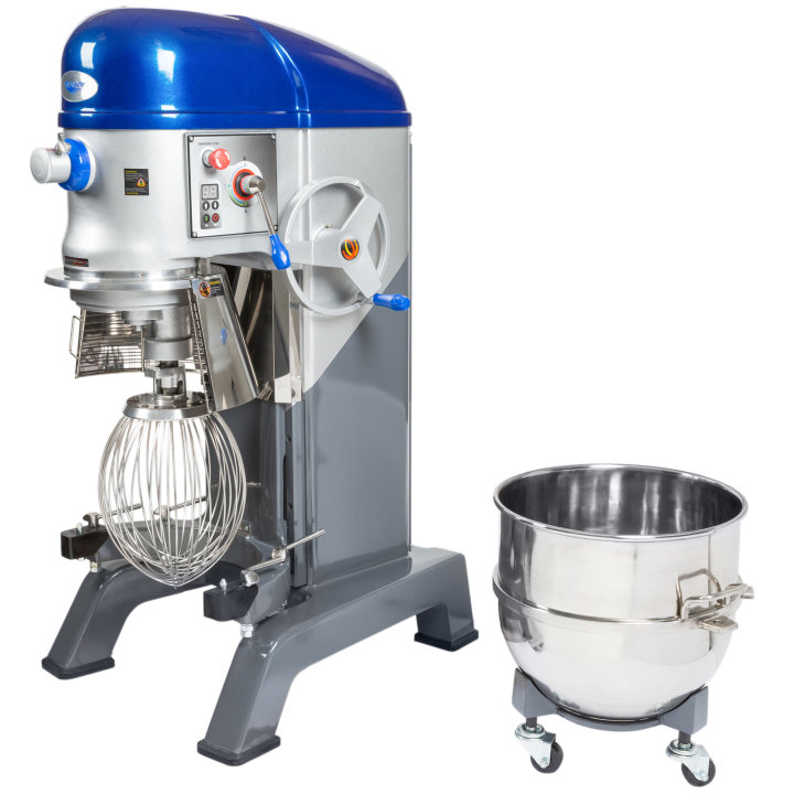 60-quart 208- to 240-volt floor mixer with safety guard