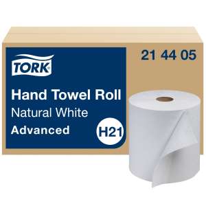 Tork, H21 Advanced, 1000ft Roll Towel, 1 ply, White