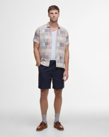 Shorts in cotone e lino con vestibilità comoda 