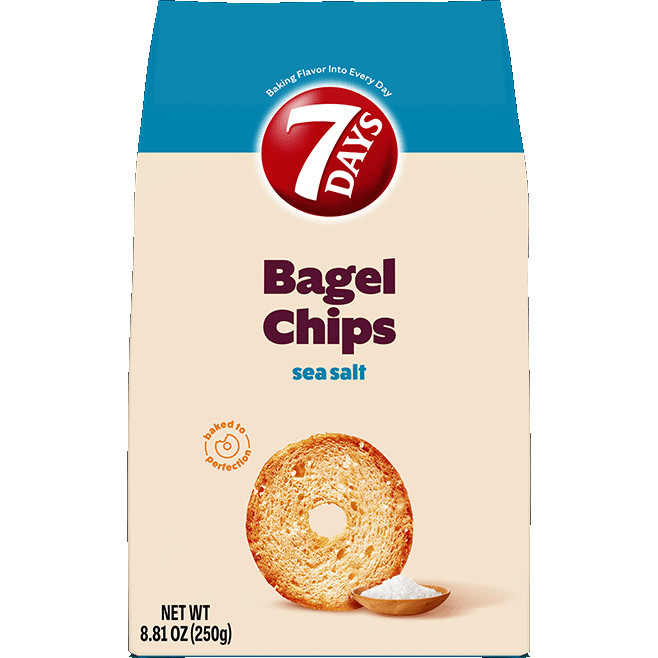 7Days Bagel Chips, Sea Salt, 8.81oz