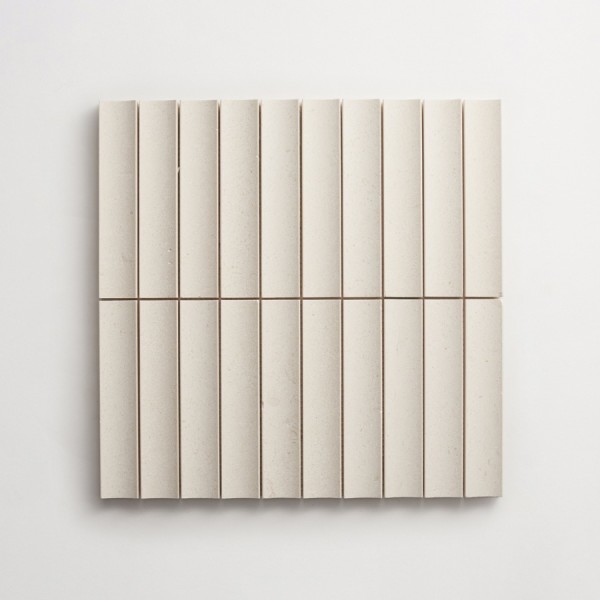 lapidary | etui petit mosaic sheet | white limestone 