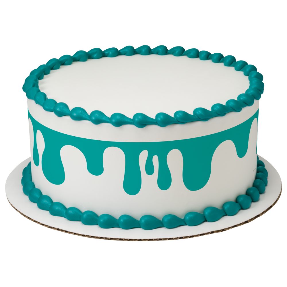 Image Cake Blue Drip