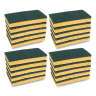 Boardwalk, Medium Duty Scouring Sponge, Rectangle, 6.1"x3.6", Yellow/Green