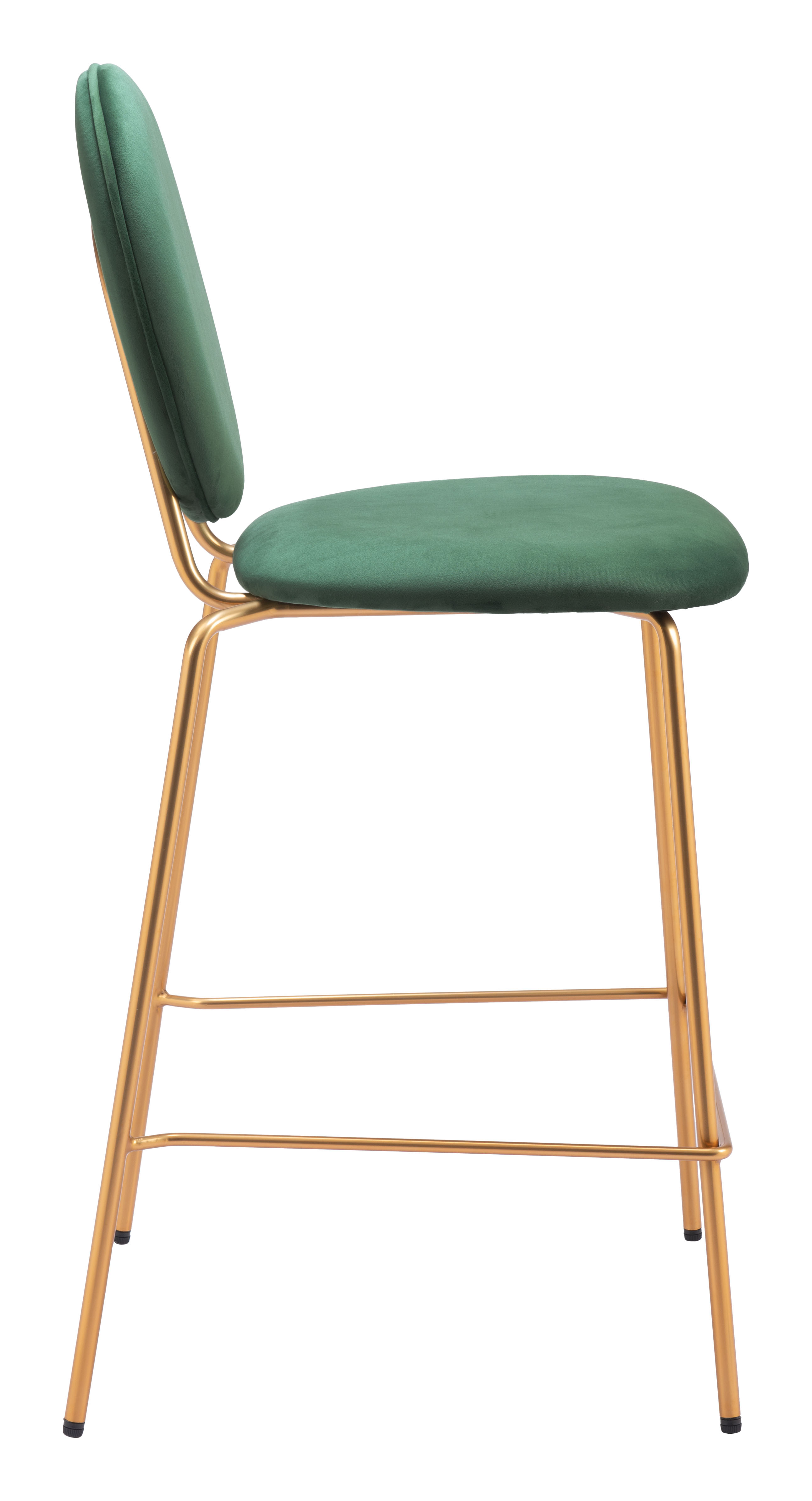 Odessa Counter Stool (Set of 2) Green & Gold product image