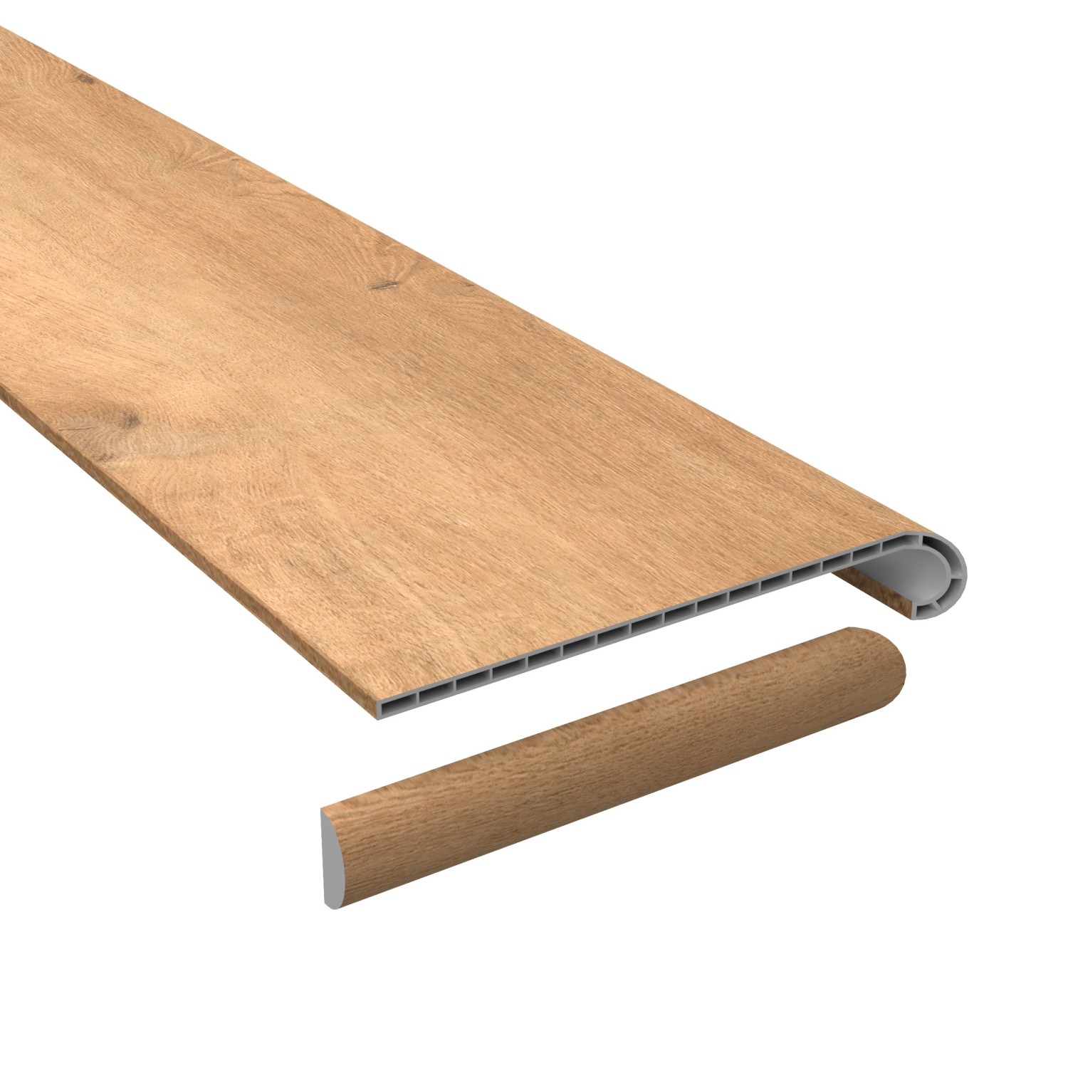 Aerial Oak Longboards Icons Stair Tread view 1