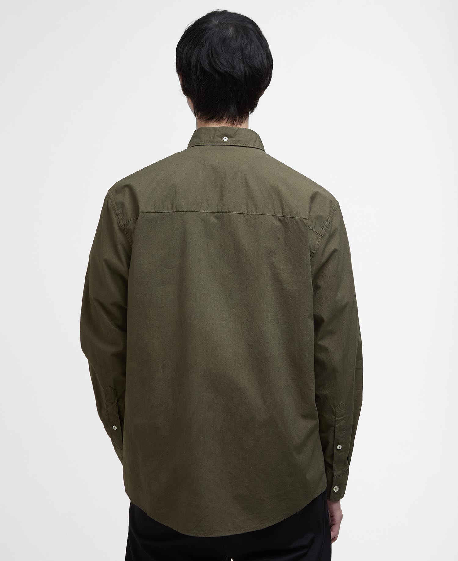 Garment Dyed Poplin Oversized Shirt image number 2