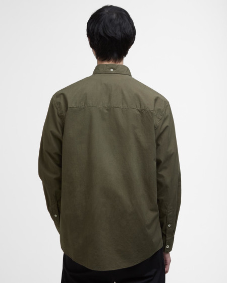 Garment Dyed Poplin Oversized Shirt
