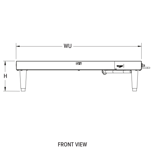 Engineering front view