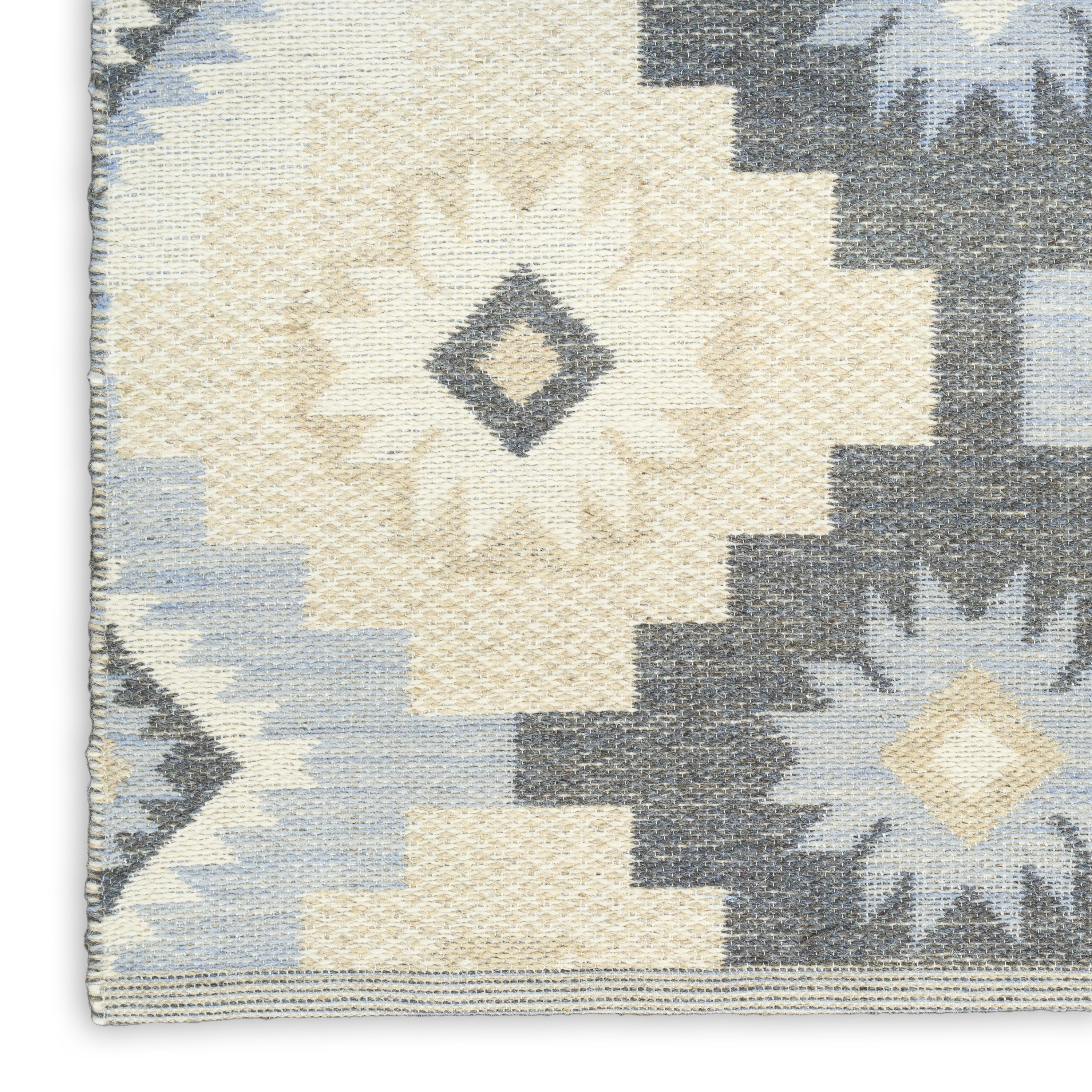Nourison Copenhagen 5' x 7' Ivory Navy Modern Indoor Rug