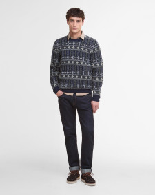 Maglione girocollo Grangetown Fair Isle Inky Blue