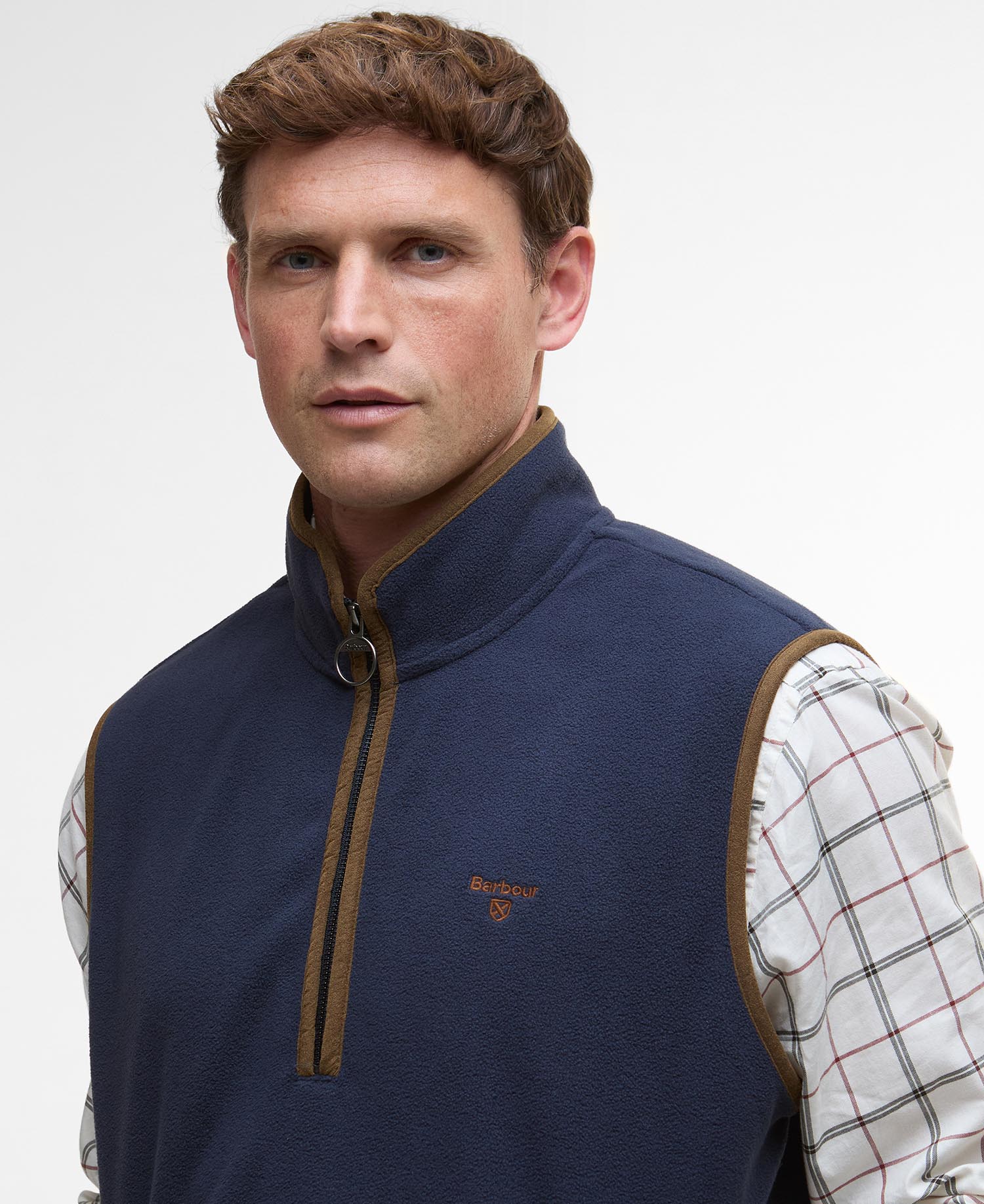 Harwood Half-Zip Fleeced Gilet image number 3