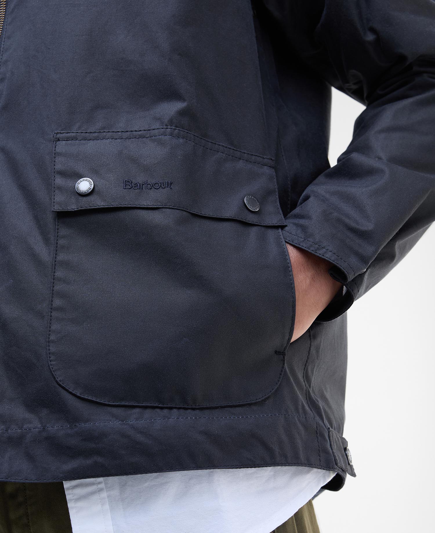 Bedale Short Waxed Jacket image number 5