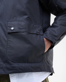 Bedale Short Waxed Jacket Classic Navy