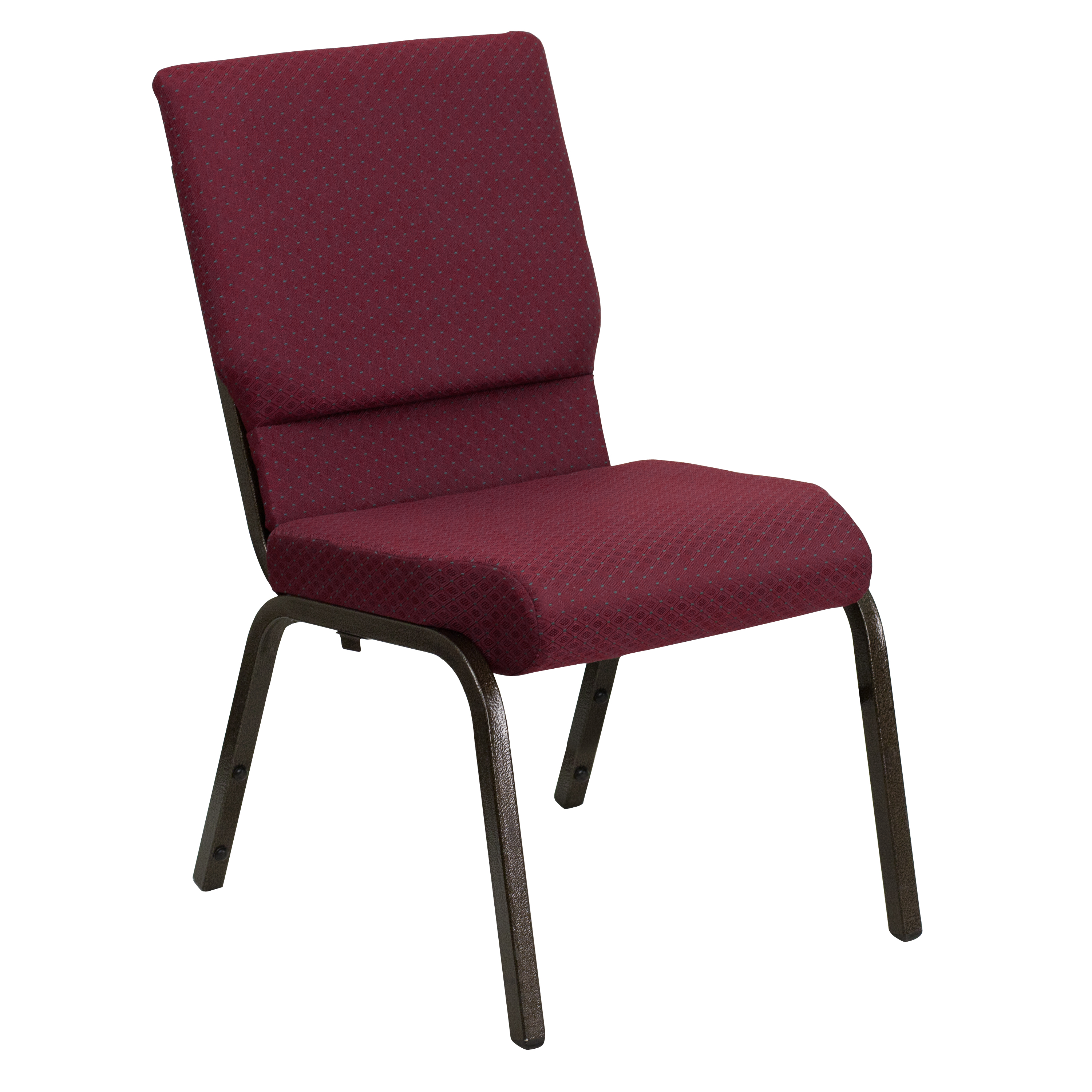 HERCULES Series 18.5''W Stacking Church Chair in Purple Fabric - Gold Vein Frame - Picture 118 of 140