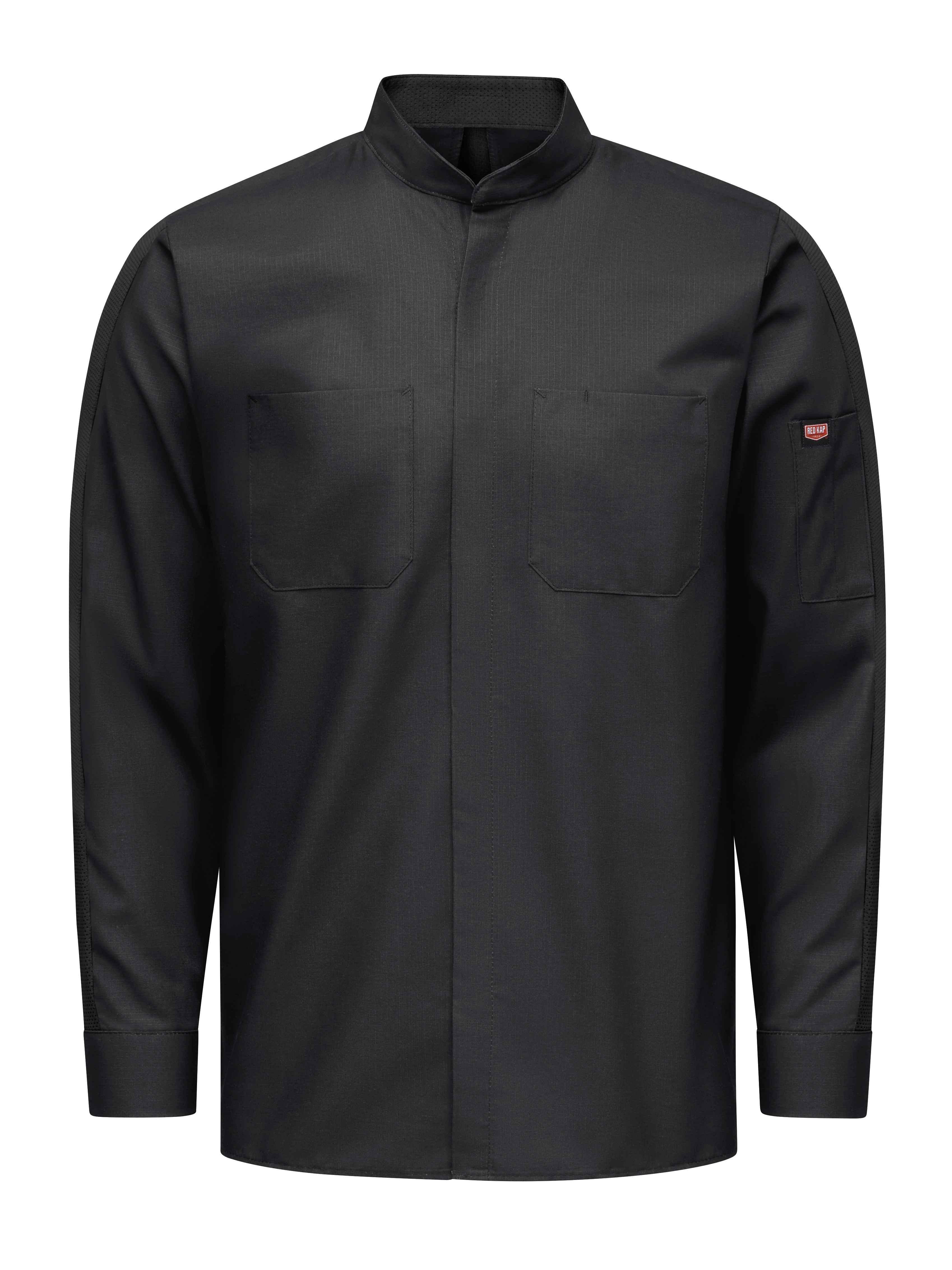 Men‘s Long Sleeve Two-Tone Pro+ Work Shirt with OilBlok and MIMIX-Red Kap