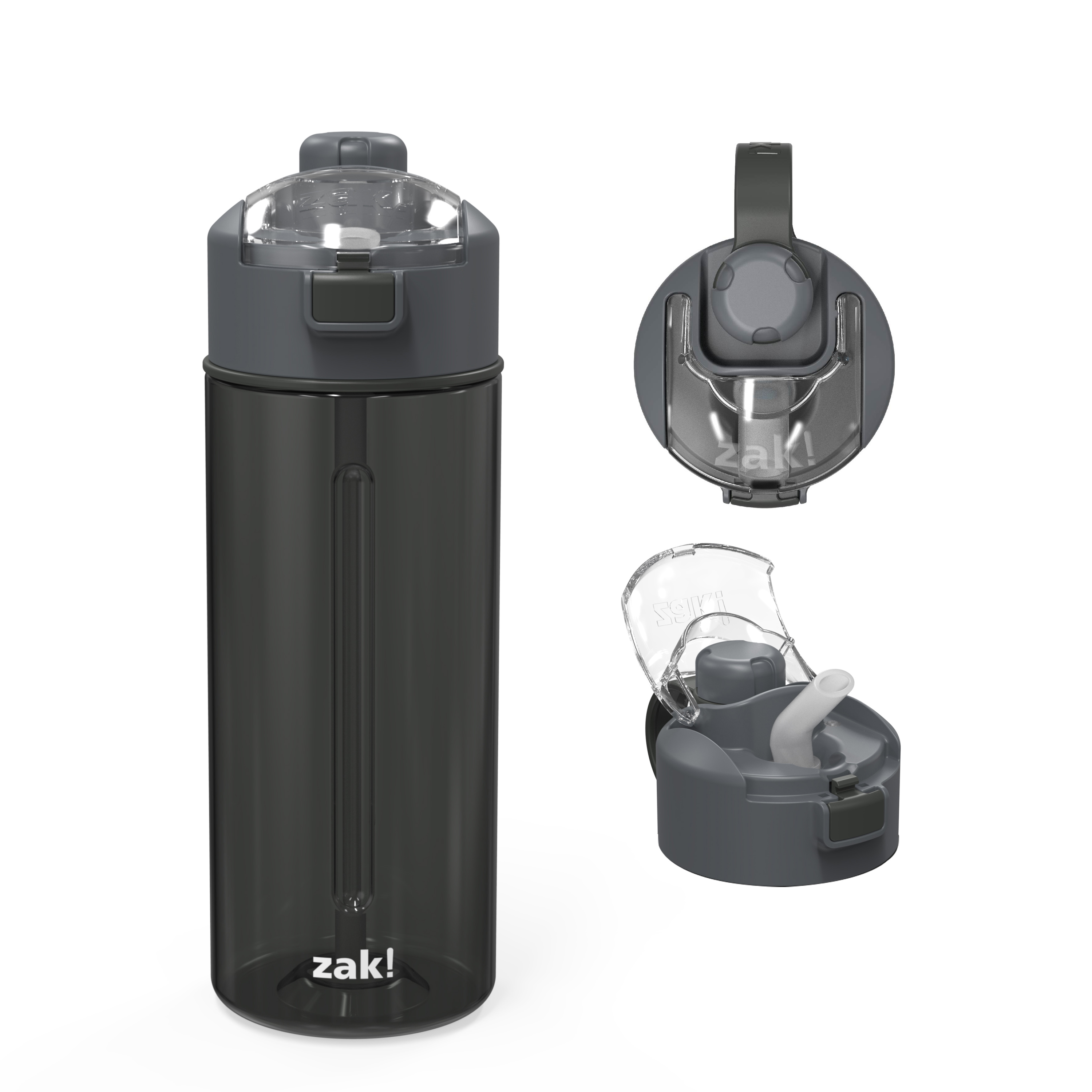 Genesis 24 ounce Water Bottle, Charcoal