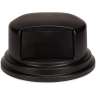 Carlisle, Bronco, Dome, Polyethylene (HDPE), 55 gal, Black, Receptacle Lid