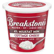 Breakstone's Small Curd Cottage Cheese 4% Milkfat, 24 oz Tub