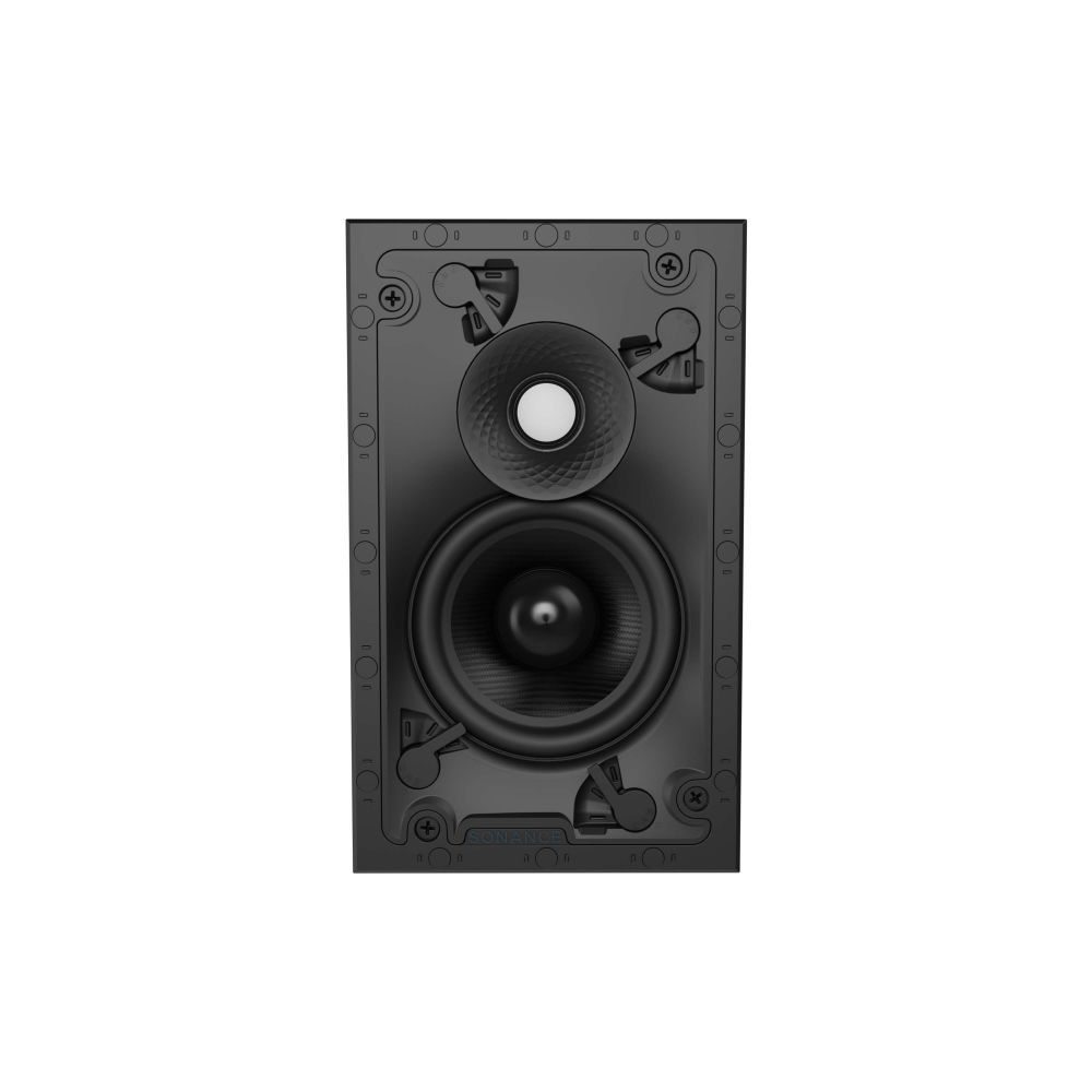 VX46 4" RECTANGLE IN-WALL SPEAKER W/ WHITE MICRO TRIM GRILLE (1 EACH)