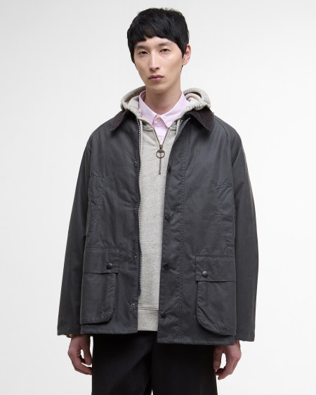 Oversized Bedale Waxed Jacket