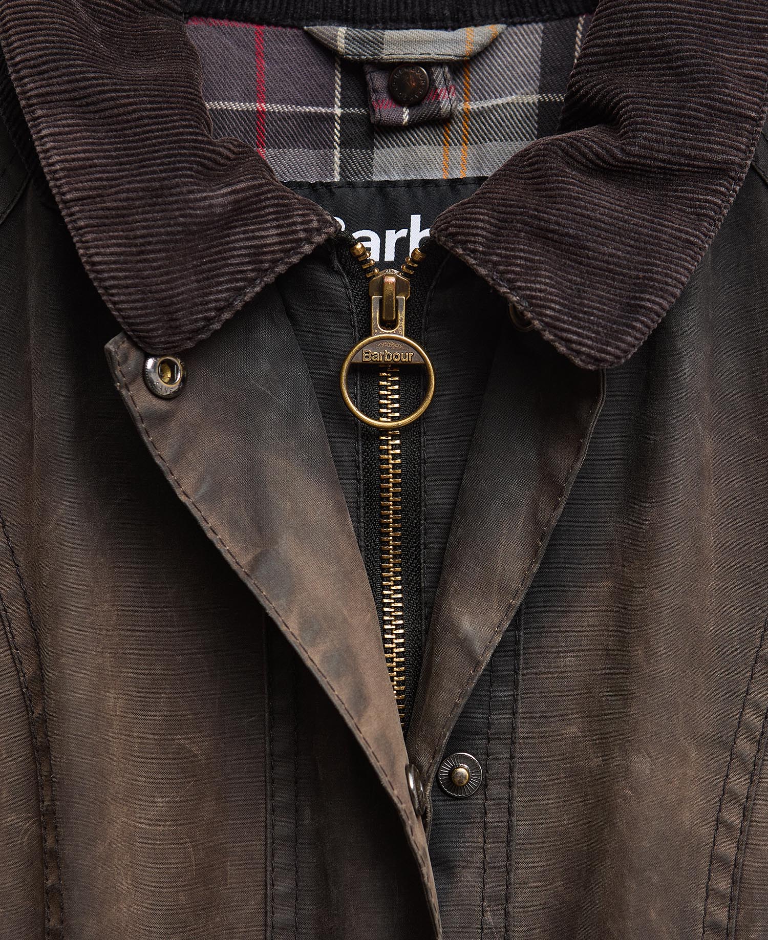 Barbour Re-Loved Beadnell Waxed Jacket - Size 12 image number 3