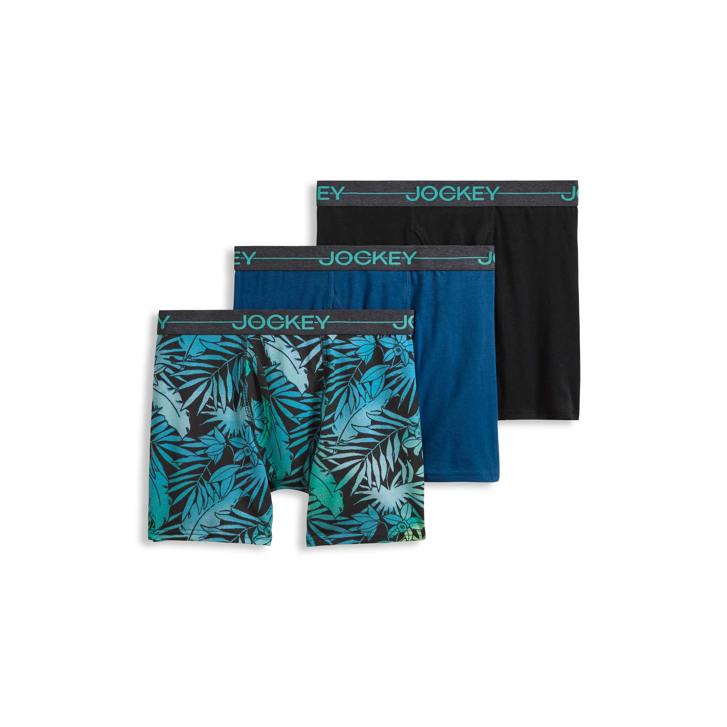 Jockey Boys' Cotton Stretch Boxer Brief - 3 Pack - Picture 2 of 11