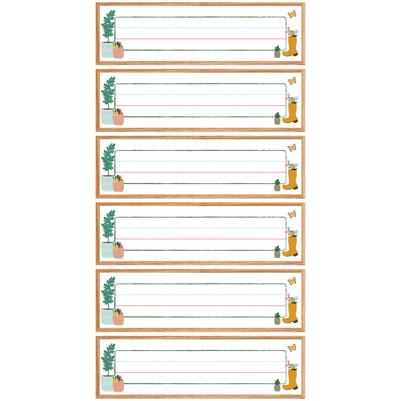 Grow Together Nameplates, 36 Per Pack, 6 Packs