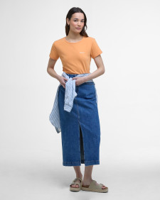 Saltford Logo T-Shirt Papaya