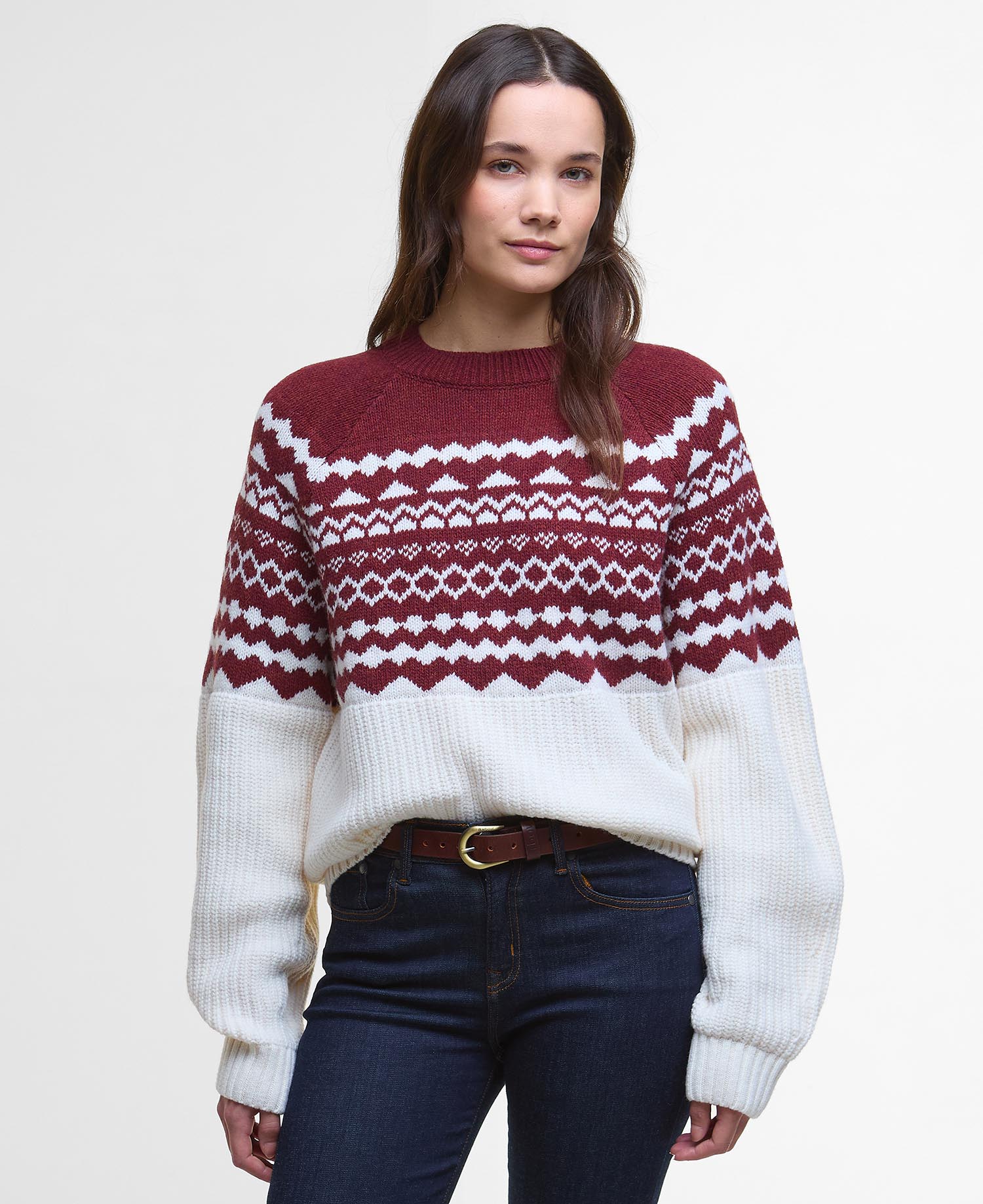 Mabel Fair Isle Crew Neck Jumper image number 0