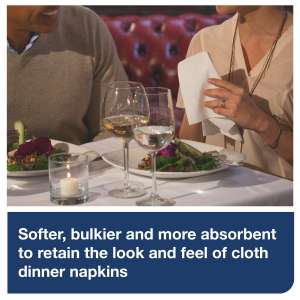 Tork, LinStyle, Napkins, 1 ply, White