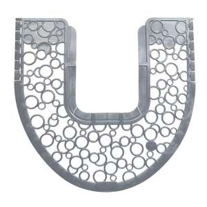 Fresh Products, P-Shield Commode , Hygiene Mat, 23.25"x23.25", Gray
