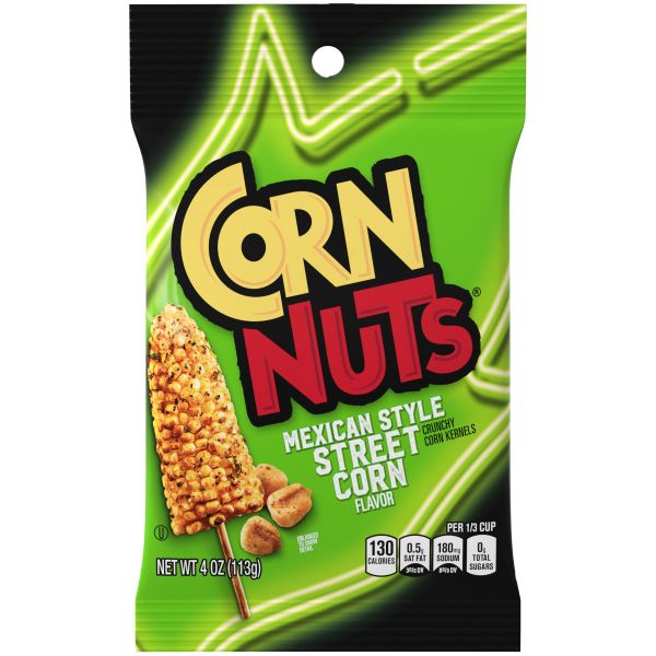 CORN NUTS Mexican Street Corn Crunchy Corn Kernels 12/4 oz . C1CB - Front Center Inner Pack (Hi Res)