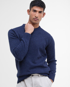 Essential Tisbury Crew-Neck Jumper Deep Blue