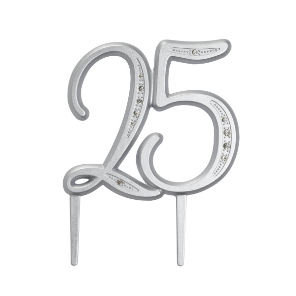 25 Diamond Milestone Monogram