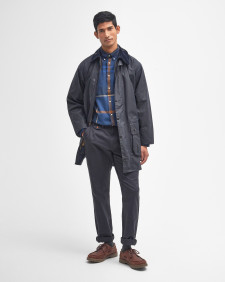 Border® Waxed Jacket Classic Navy