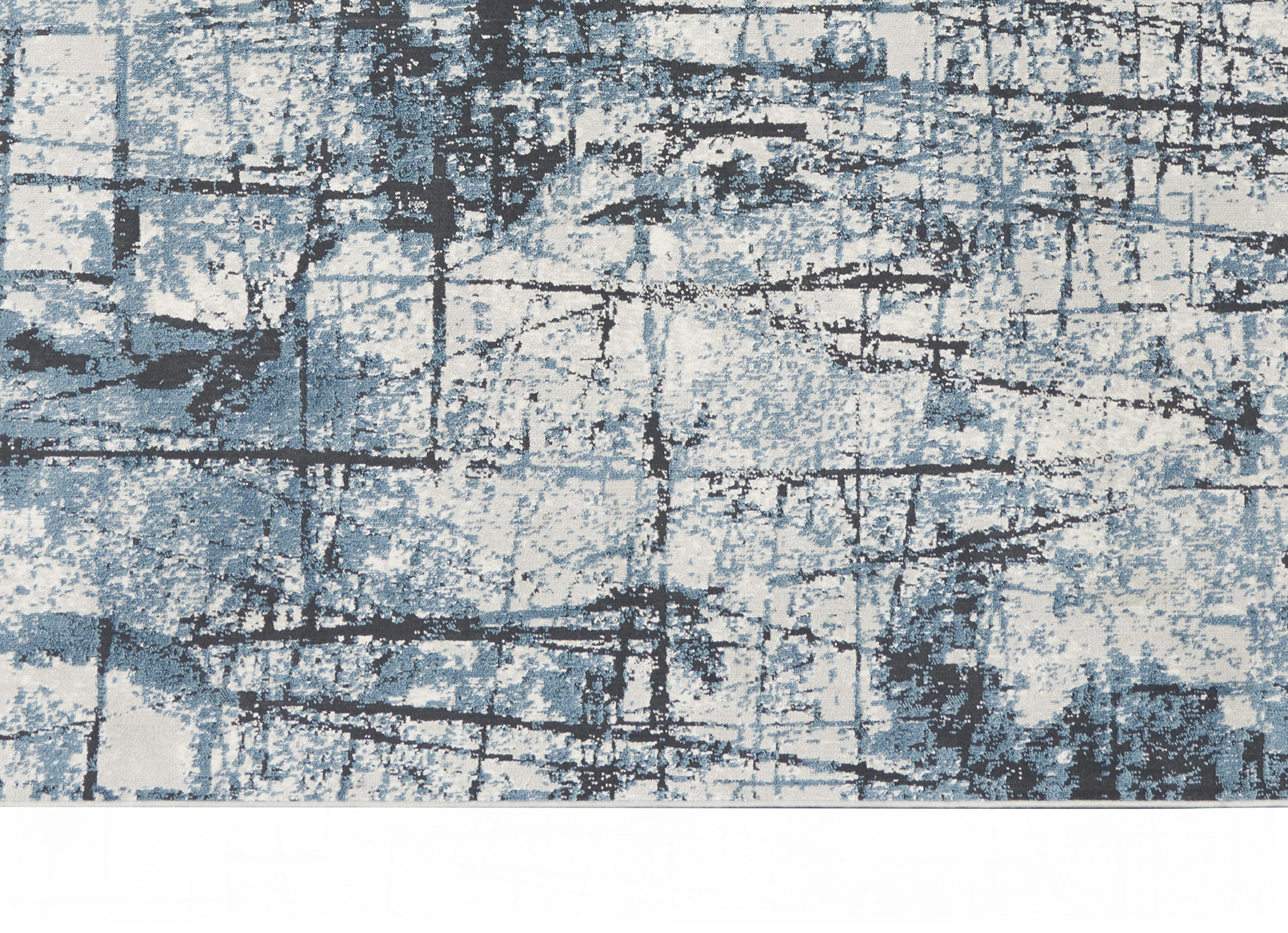 Calvin Klein CK970 Vapor 2'2" x 3'9" Grey Blue Modern Indoor Rug