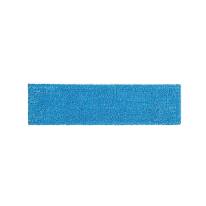 Rubbermaid Commercial, Adaptable Microfiber Flat Mop Pad, 18"W, Blue