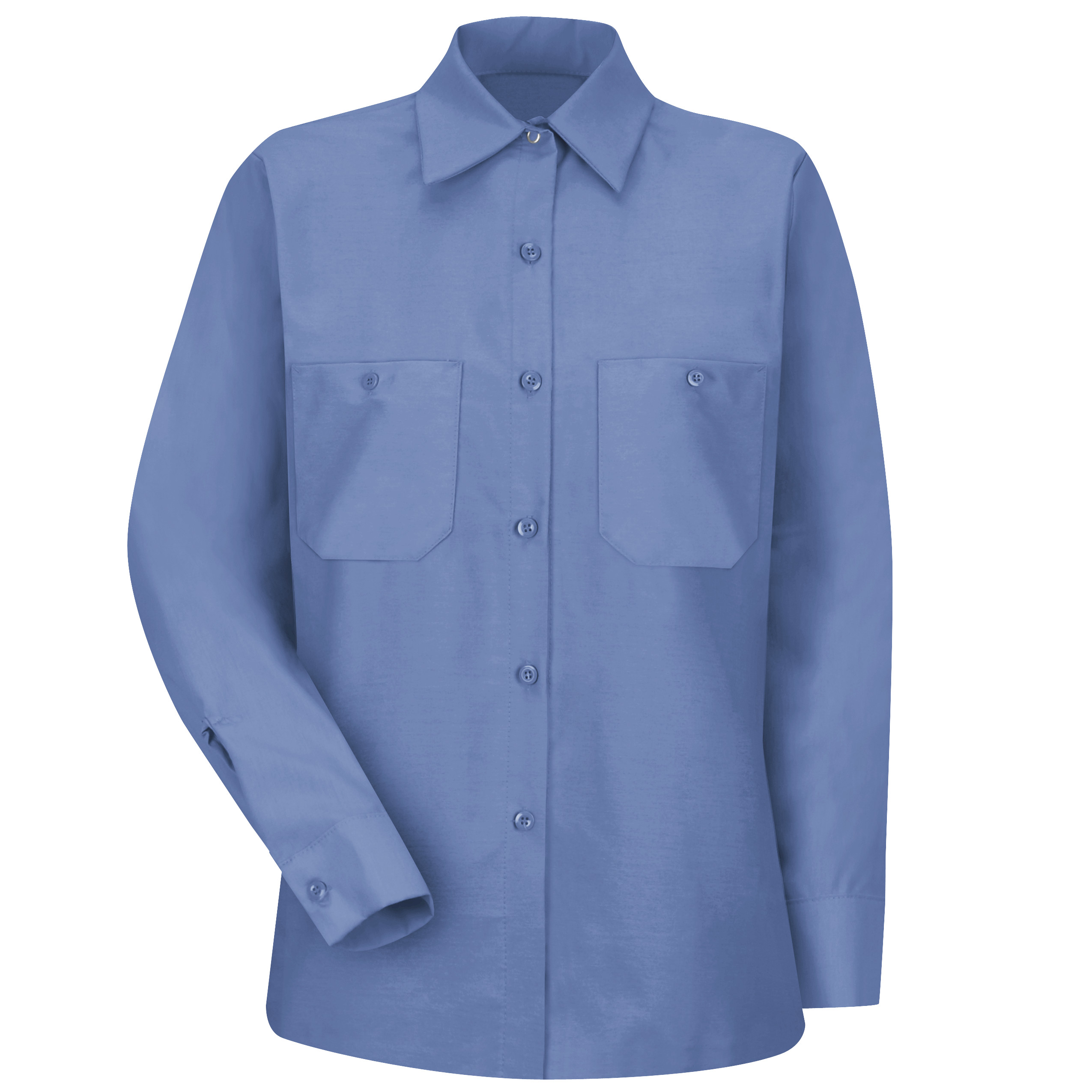 Women‘s Long Sleeve Industrial Work Shirt-Red Kap