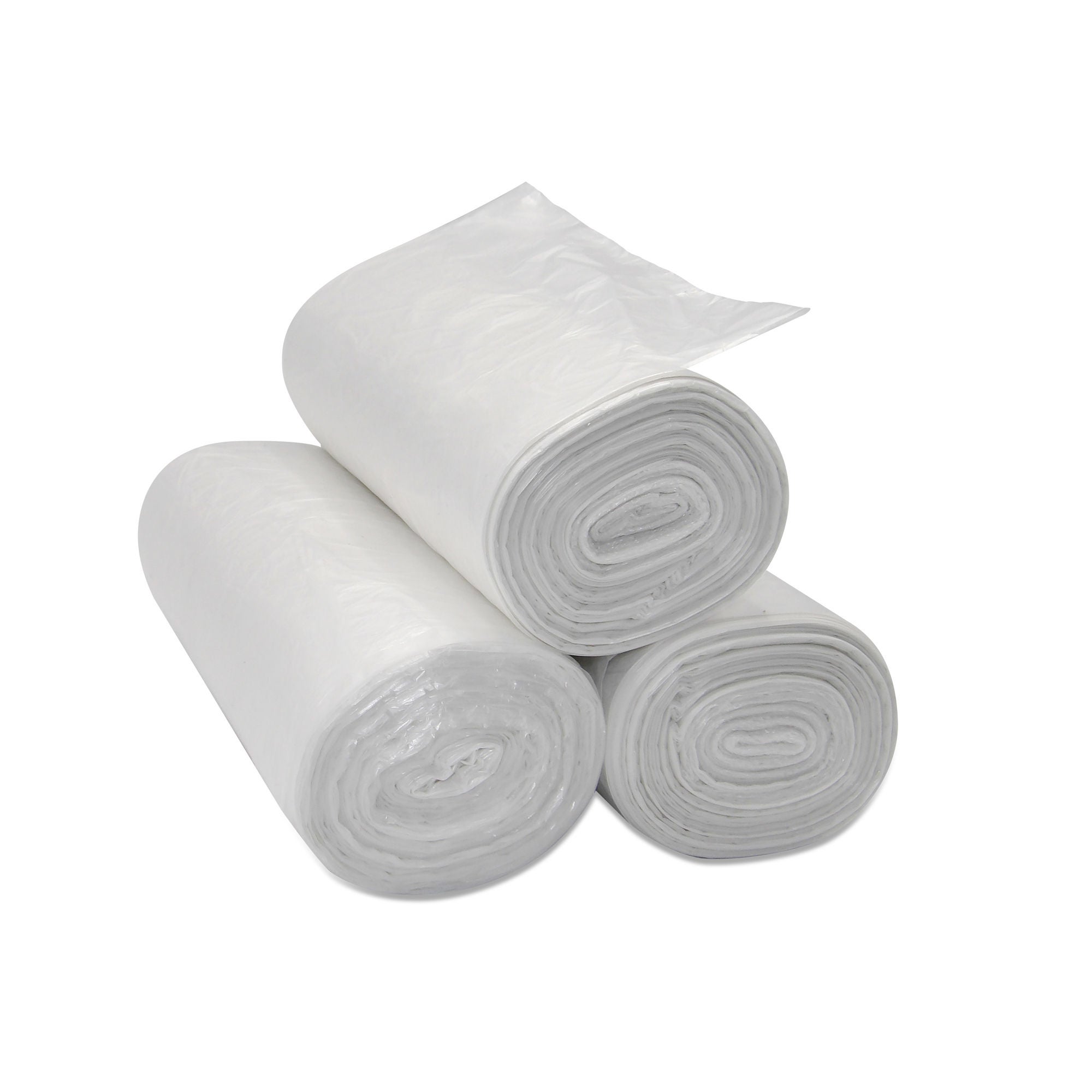Trash Bag Medd Max 45 gal. 1.35 mil 40 X 46 Inch Clear Low-Density Star Seal Bottom Coreless Roll