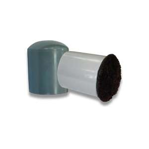 EXT018025BK, Expanded Technologies, Sleeve Chair Tips, No Felt, 7/8", Black