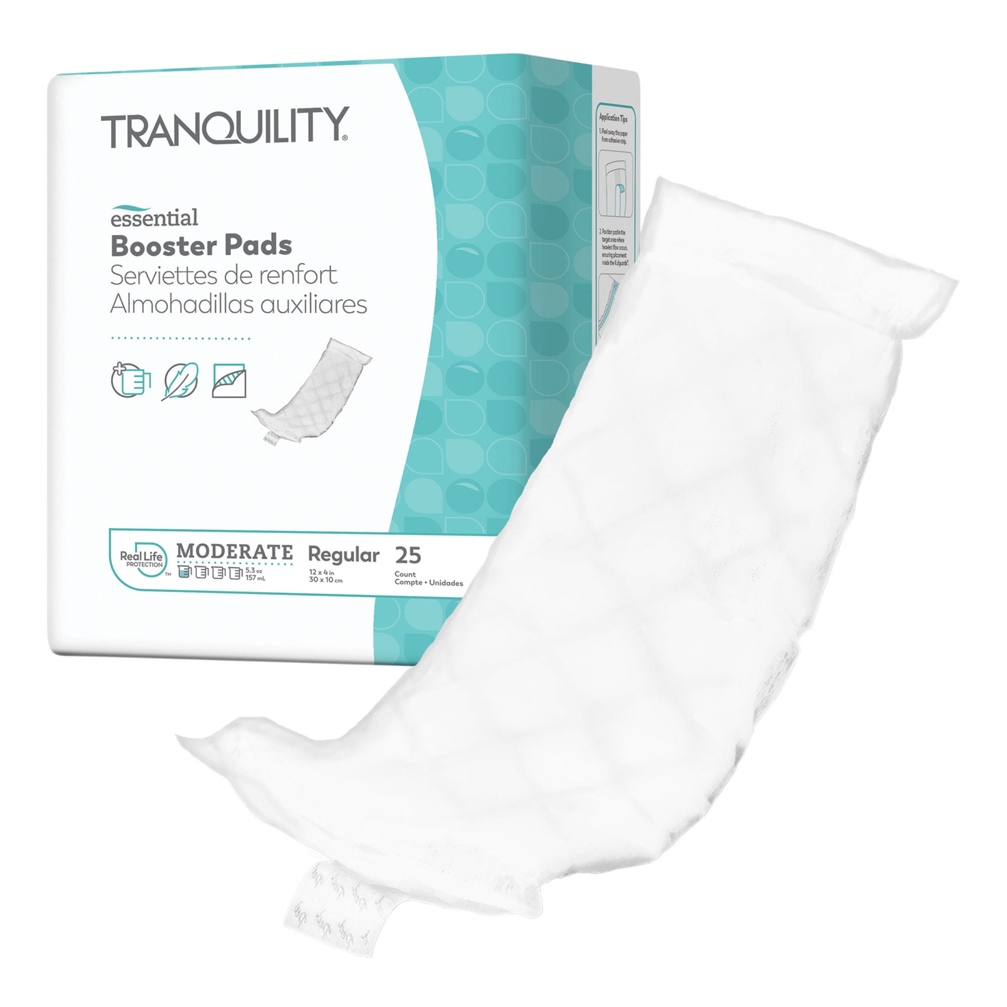 Comfort Care™ Incontinence Booster Pad, 12-Inch Length