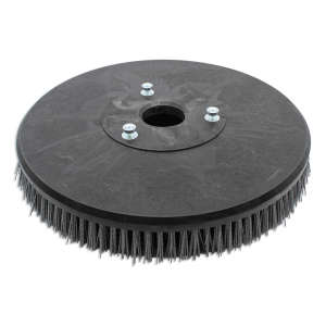Hillyard, Sentry, 15", Abrasive Disc Brush, 80 Grit Tynex, Gray
