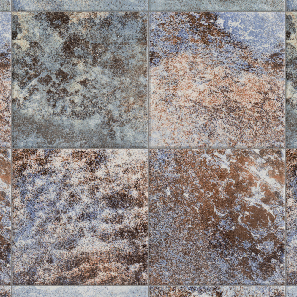 Ocean Glossy Coral Bay with BioTech 6 in. x 6 in. Porcelain Floor and Wall Tile