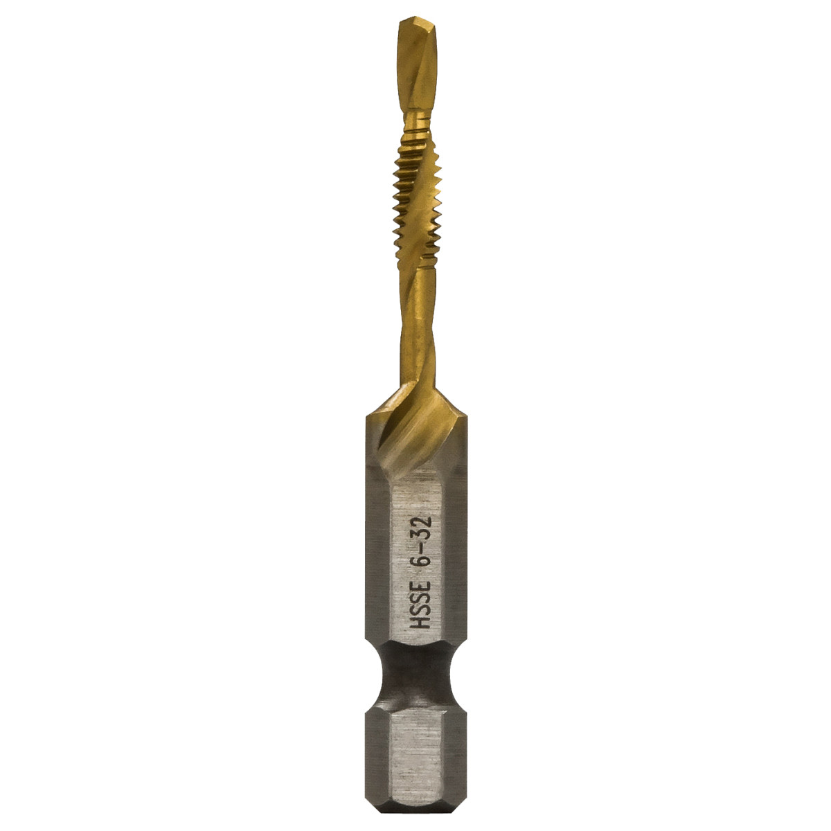 6-32 Split-point tip resists walking and penetrates material faster. Strong, high-speed steel provides superior resistance to heat and abrasion. Titanium Nitride coating ensures that the bits run cooler, drill faster, and last longer. Optimized core for significantly reduced torque on the user and extended tool life. Designed to drill in up to 1/4