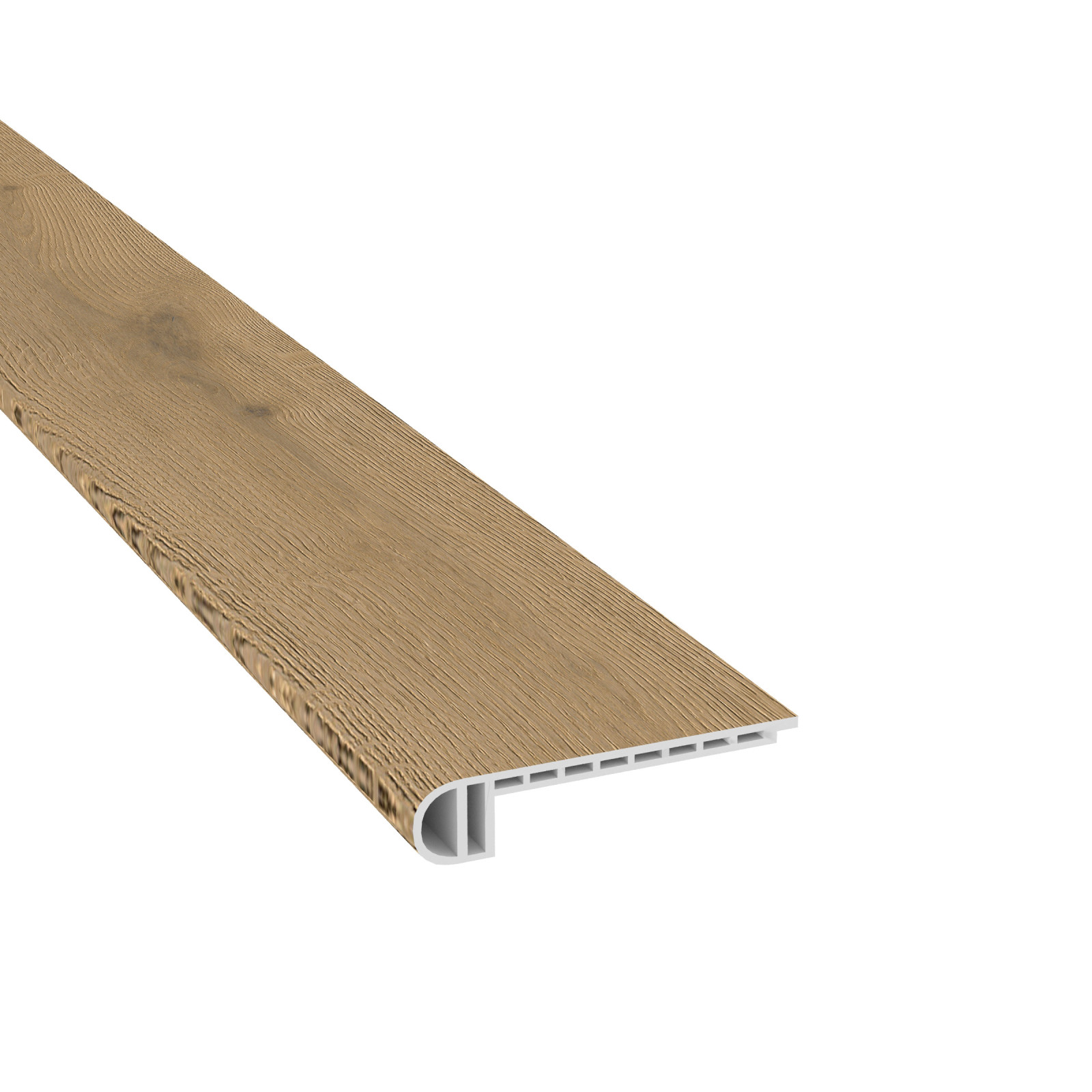 Aliso Almond Laguna Vinyl Stair Nosing Flush view 1